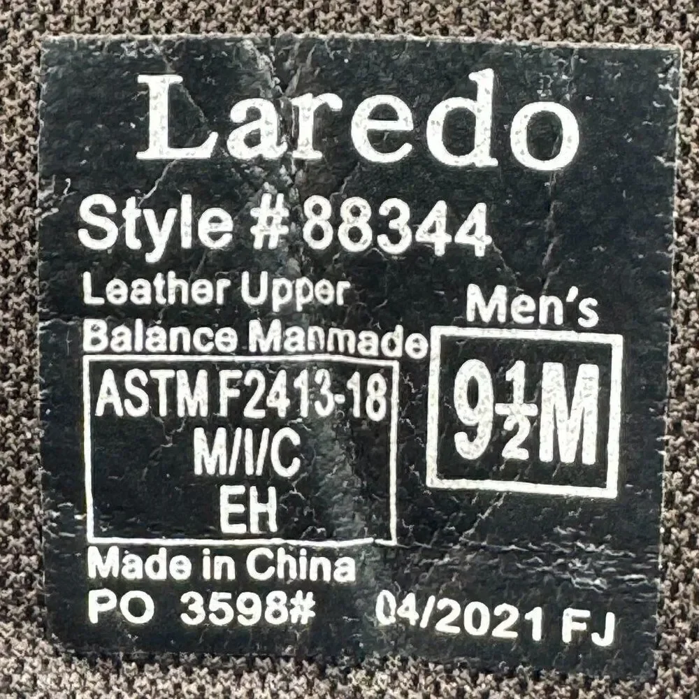 Laredo Chain-Steel Toe Safety Work Boots